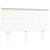 vidaXL Estructura de cama sin colch&oacute;n madera de pino blanca 140x200 cm
