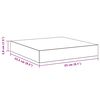 vidaXL Estantes flotantes de pared 4 uds MDF blanco 23x23,5x3,8 cm