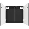 vidaXL Armario para dianas Negro 56 x 12 x 63 cm Madera de ingenier&iacute;a