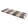 vidaXL Somier de lamas Marr&oacute;n 70 x 190 cm Madera de Haya S&oacute;lida