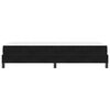 vidaXL Cama tipo Box Spring con colchón Negro 80 x 220 cm tela