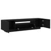 vidaXL Gabinete de TV Negro 160 x 35 x 40 cm Madera contrachapada