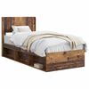 vidaXL Estructura de cama con almacenamiento y cabecero