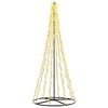 vidaXL &Aacute;rbol de Navidad LED 235 cm 1000 LED Blanco C&aacute;lido Acero Negro