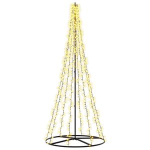vidaXL &Aacute;rbol de Navidad LED 235 cm 1000 LED Blanco C&aacute;lido Acero Negro
