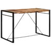 vidaXL Mesa de bar madera maciza de mango rugoso 175x90x110 cm