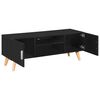 vidaXL Mueble para TV MDF negro 120x40x46 cm