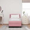 vidaXL Cama tipo Box Spring con colch&oacute;n Rosa 200 x 80 cm Terciopelo