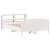 vidaXL Estructura de cama sin colch&oacute;n madera de pino blanca 140x200 cm
