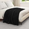 vidaXL Mantitas de Sof&aacute; 6 pcs Negro 150 x 130 cm Lana