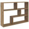 vidaXL Estante de pared Montada en la pared Marr&oacute;n 95 x 20 x 69,5 cm