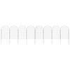 vidaXL Juego de Cercas para Estanque 8 pcs Verde 50 x 80 cm Acero