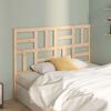 vidaXL Cabecero de cama madera maciza de pino 126x4x104 cm