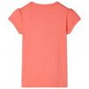 Camiseta infantil de manga casquillo coral 104
