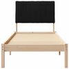 vidaXL Estructura de cama Marrón 80 x 200 cm Madera de pino macizo