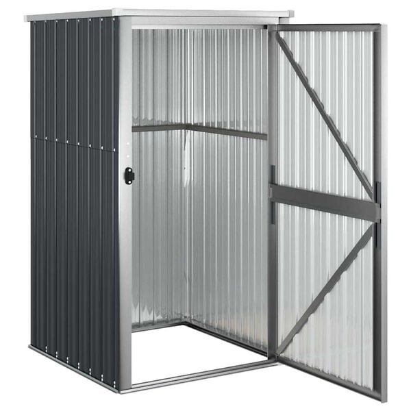 vidaXL Cobertizo de herramientas jard&iacute;n acero galvanizado 88x89x161 cm