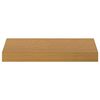 vidaXL Estante de pared 2 pcs Beige 40 x 23,5 x 4 cm