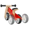 vidaXL Bicicleta de equilibrio para niños 2 en 1 roja