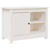 vidaXL Mueble para TV de madera maciza de pino blanco 70x36,5x52 cm