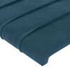 vidaXL Estructura de cama sin colch&oacute;n terciopelo azul oscuro 100x200cm