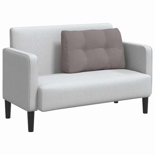 vidaXL Coj&iacute;n de Espalda Taup&eacute; 80 x 24 x 50 cm tela