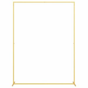 vidaXL Arco de Boda Dorado 150 x 49,5 x 200 cm Acero