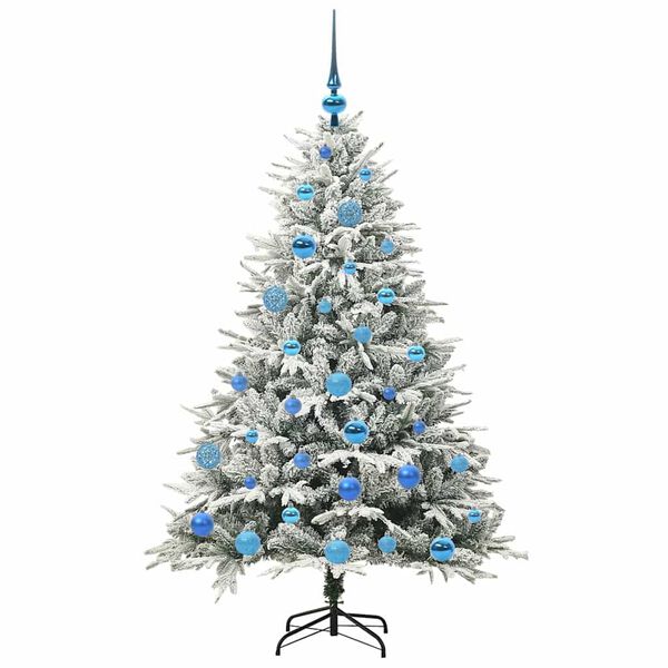 vidaXL &Aacute;rbol de Navidad Artificial Pre-iluminado con Juego de Bolas