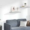 vidaXL Estante flotante de pared MDF gris hormig&oacute;n 60x23,5x3,8 cm