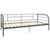 vidaXL Estructura de cama sin colch&oacute;n metal blanco 90x200 cm