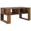 vidaXL Mesa de Caf&eacute; Madera vieja 92 x 53 x 45 cm Madera de ingenier&iacute;a