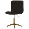 vidaXL Sillas de comedor giratorias 2 uds terciopelo negro