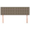 vidaXL Cabeceros tela gris taupe 144x5x78/88 cm