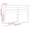 vidaXL Cabecero 180 cm Madera contrachapada