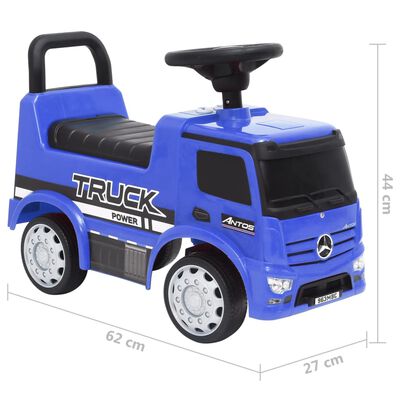 vidaXL Coche para niños Mercedes Benz Truck azul