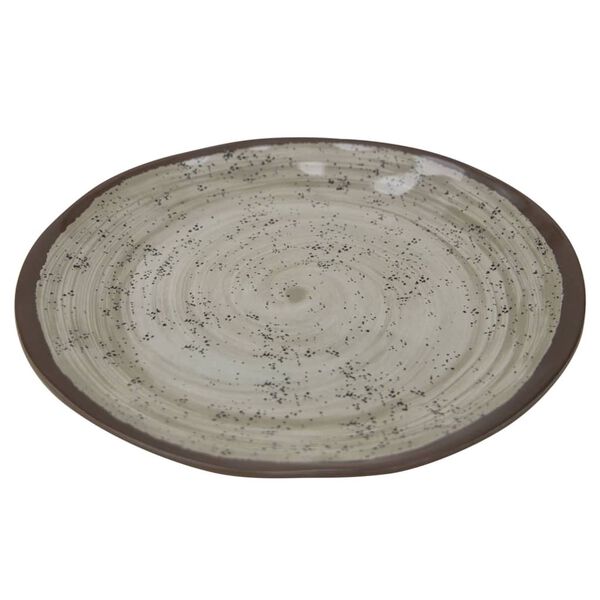 Bo-Camp Juego de vajilla de camping 12 piezas Halo melamina beige