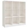 vidaXL Estanter&iacute;a/divisor espacios madera pino blanco 104x33,5x110 cm