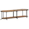 vidaXL Mueble de TV madera maciza de acacia 160x42x40 cm