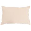 vidaXL Almohada 40 x 80 cm Todas las estaciones Fibra de Kapok Beige