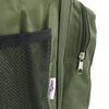 vidaXL Bolso de pesca impermeable tela Oxford verde oscuro