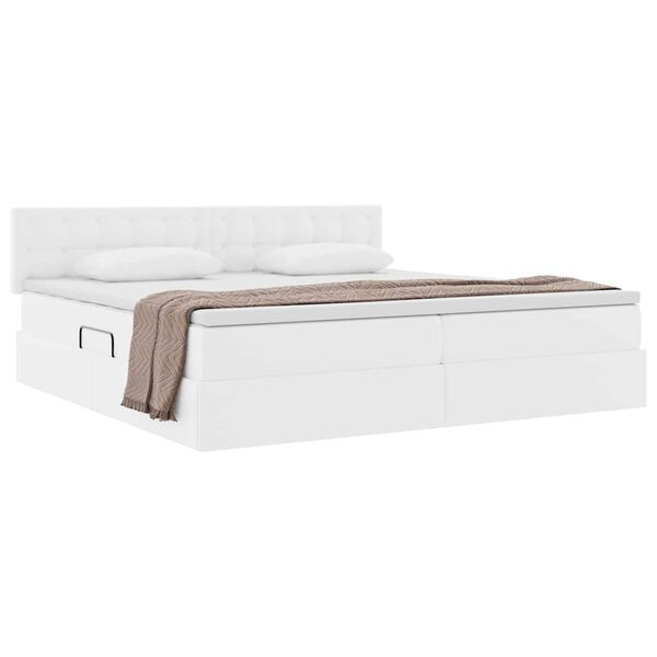 vidaXL Cama con almacenamiento y colch&oacute;n con colch&oacute;n Puro 200 x 200 cm