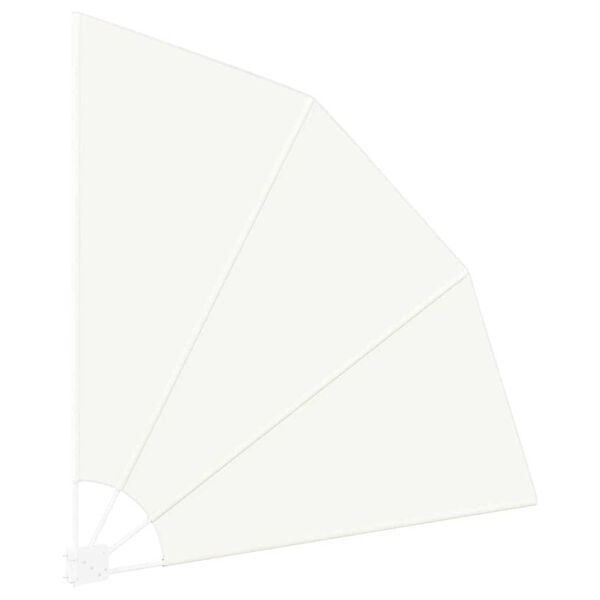 vidaXL Pantalla de Privacidad para Balcón Crema 160 x 160 cm tela