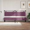 vidaXL Cabecera Colgante Morado 210 x 55 x 5 cm Terciopelo