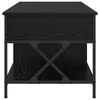 vidaXL Mesa de Caf&eacute; Roble Negro 100 x 55 x 48.5 cm