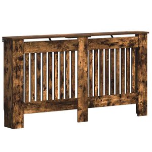 vidaXL Cubierta de Radiador Roble ahumado 152 x 19 x 81,5 cm