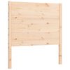 vidaXL Estructura de cama individual con cabecero madera maciza