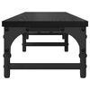 vidaXL Soporte para Monitor Roble Negro 105 x 23 x 15,5 cm