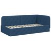 vidaXL Estructura de cama en esquina Azul 100 x 200 cm tela