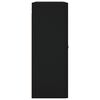 vidaXL Armario de pared negro 69,5x34x90 cm