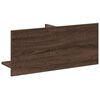 vidaXL Mueble de pared madera de ingeniería marrón roble 70x16,5x30 cm