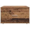 vidaXL Cajonera con rueda Madera vieja 55 x 45 x 31 cm